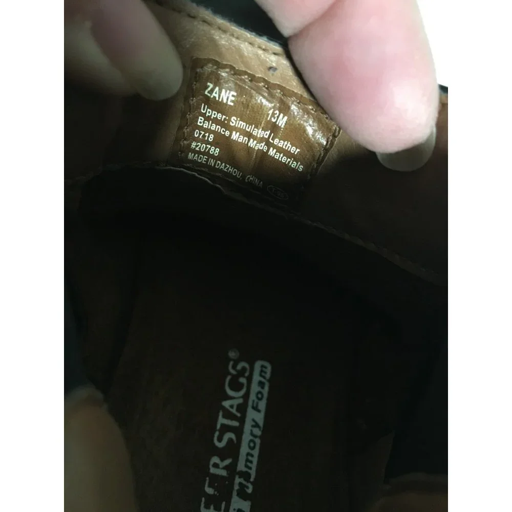 Deerstags Zane girls black pull on ankle boots with memory foam size 13M